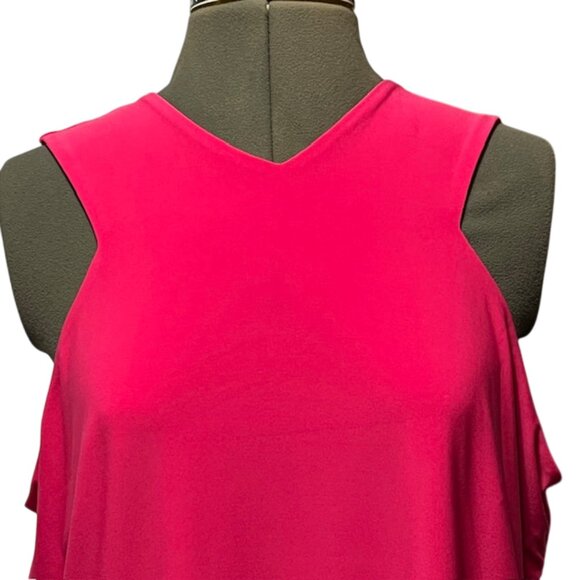 LAUREN RALPH LAUREN 1X Sleeveless V Neck Blouse Zipper Closure On The Back NWT - Picture 7 of 16